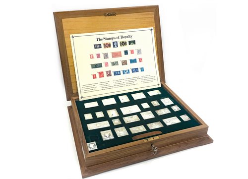 Lot 527 - THE STAMPS OF ROYALTY SILVER INGOT COLLECTION