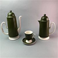 Lot 23 - A CARLTON WARE COFFEE SERVICE AND ANOTHER