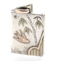 Lot 155 - LATE VICTORIAN LOCKET of rectangular form 40mm...