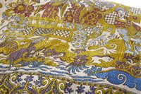 Lot 1008 - A CHINESE SILK EMBROIDERED THROW