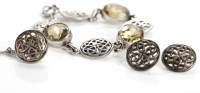 Lot 158 - SCOTTISH SILVER BRACELET BY JOHN HART OF IONA...
