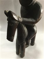 Lot 1009 - A GROUP OF SIX AFRICAN WOOD CARVINGS
