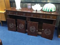 Lot 56 - A 20TH CENTURY CHINESE SIDEBOARD