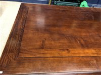 Lot 1025 - LARGE 20TH CENTURY CHINESE COFFEE TABLE