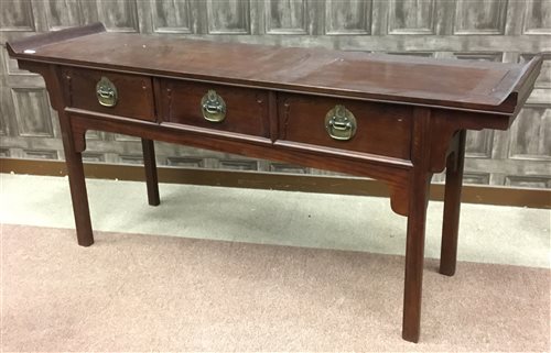 Lot 1030 - A 20TH CENTURY CHINESE ALTAR TABLE