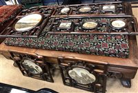 Lot 1023 - A 20TH CENTURY CHINESE BED