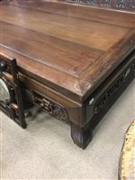 Lot 1023 - A 20TH CENTURY CHINESE BED