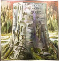 Lot 643 - HISTORIC TREE, AN OIL BY STEPHEN BARCLAY