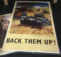 Lot 839 - A LOT OF TWO WWII POSTERS
