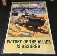 Lot 839 - A LOT OF TWO WWII POSTERS