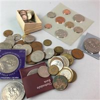 Lot 69 - A LOT OF BRITISH AND OTHER COINS