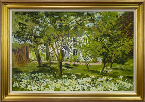 Lot 563 - ALTON ALBANY ORCHARD, AN OIL BY JAMES HARRIGAN