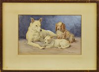 Lot 617 - BRUMAS, PICKLE AND PETER, A WATERCOLOUR BY J MURRAY THOMSON