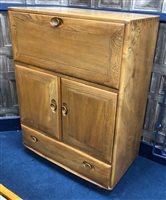 Lot 253 - AN ERCOL DRINKS CABINET