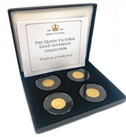 Lot 574 - A JUBILEE MINT THE QUEEN VICTORIA GOLD SOVEREIGN COLLECTION