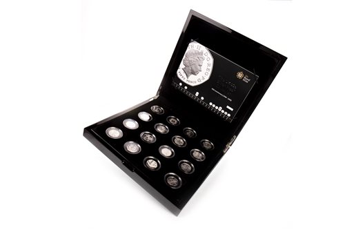 Lot 581 - THE UNITED KINGDOM 50P SILVER PROOF COLLECTION