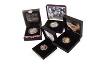 Lot 600 - FOUR SILVER PROOF COINS
