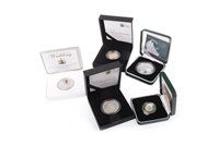 Lot 601 - FIVE SILVER PROOF COINS