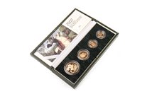 Lot 614 - THE ROYAL MINT 2007 UNITED KINGDOM GOLD PROOF FOUR-COIN SOVEREIGN COLLECTION