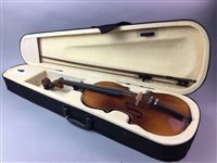 Lot 180 - A VIOLIN AND BOW