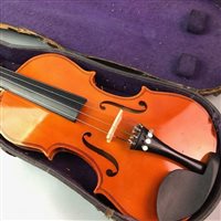 Lot 194 - A VIOLIN IN A FITTED CASE