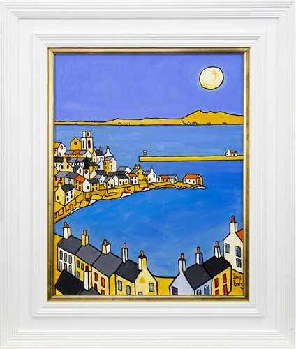 Lot 605 - PITTENWEEM, AN OIL BY IAIN CARBY