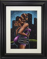 Lot 619 - LATE NIGHT SHOPPER, A PASTEL BY GRAHAM MCKEAN