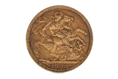 Lot 503 - A GOLD SOVEREIGN, 1909