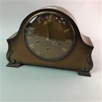 Lot 110 - TWO DOME CASED MANTEL CLOCKS