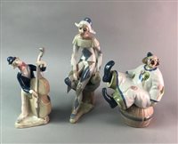 Lot 152 - A NAO FIGURE OF A GIRL AND FOUR OTHER FIGURES