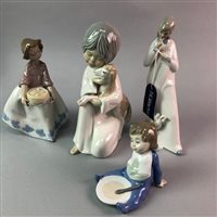 Lot 150 - A LOT OF THREE NAO FIGURES AND TWO OTHERS