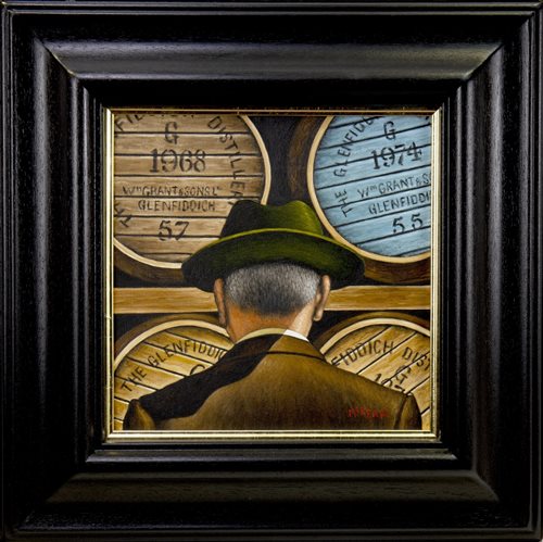 Lot 594 - MASTER BLENDER, AN OIL BY GRAHAM MCKEAN