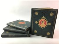 Lot 207 - A LOT OF FOUR VOLUMES OF THE NATIONAL BURNS BY REV. GEORGE GILFILLAN
