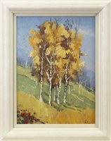Lot 485 - AUTUMN LEAVES, AN OIL BY ROVERTI