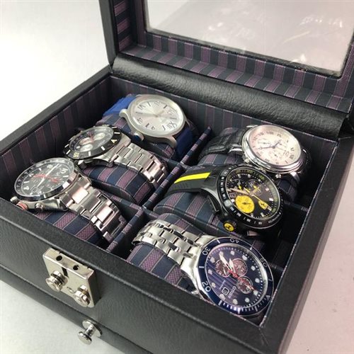 Lot 10 - A LOT OF SIX GENTS WRIST WATCHES