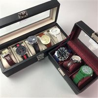 Lot 92 - A LOT OF EIGHT GENTS WRIST WATCHES