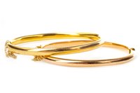Lot 80 - TWO OVAL BANGLES