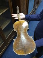 Lot 146 - A CASED ADLER VIOLIN AND TWO BOWS