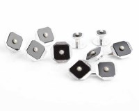 Lot 276 - SET OF GENTLEMAN'S ART DECO CUFF LINKS AND...