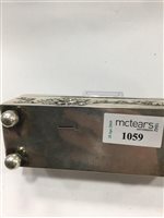 Lot 1059 - A CHINESE SILVER BOX