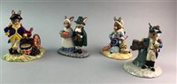 Lot 188 - A LOT OF FOURTEEN BUNNYKINS SPORTING AND AMERICAN FIGURES