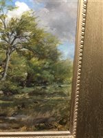 Lot 473 - SKETCHING IN EAST LOTHIAN, AN OIL BY WILLIAM DARLING MCKAY