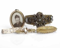 Lot 293 - Amendment: The bangle is an early 19th century...