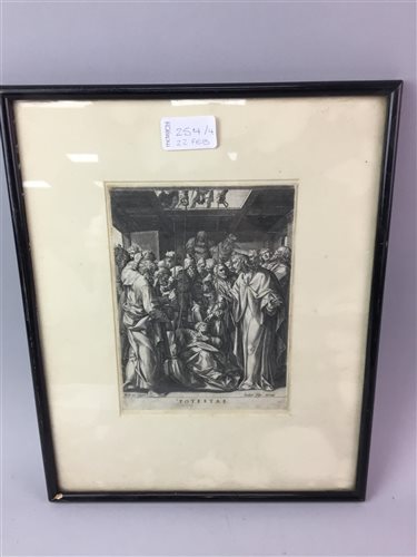 Lot 254 - A LOT OF FOUR PRINTS INCLUDING AN ENGRAVING AFTER EDWIN LANDSEER