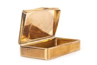 Lot 896 - AMENDMENT – THIS IS A SILVER GILT VICTORIAN SNUFF BOX WITH NEW ESTIMATE