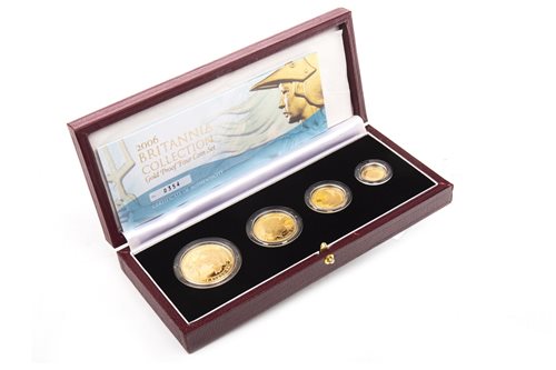 Lot 527 - THE ROYAL MINT 2006 BRITANNIA COLLECTION GOLD PROOF FOUR COIN SET