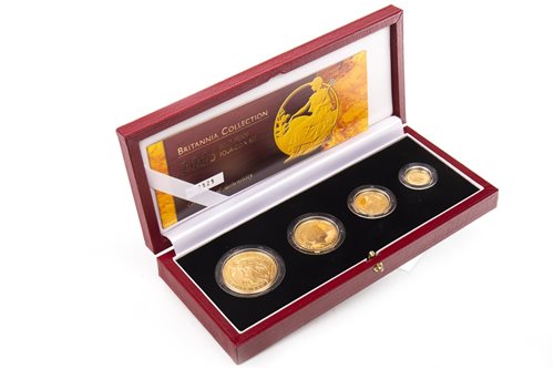 Lot 528 - THE ROYAL MINT THE 2005 UK BRITANNIA FOUR-COIN GOLD PROOF SET