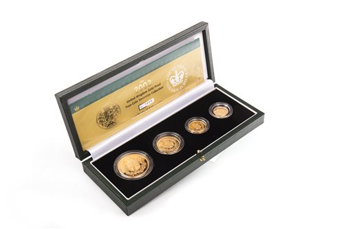 Lot 529 - THE ROYAL MINT THE 2002 UNITED KINGDOM GOLD PROOF FOUR-COIN SOVEREIGN COLLECTION