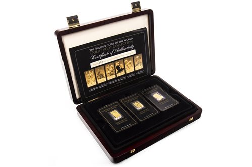 Lot 547 - Amendment- there are 6 ingots in this set A WESTMINSTER THE BULLION COINS INGOT COLLECTION