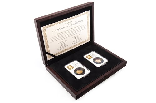 Lot 549 - A DATESTAMP CENTENARY OF WWI GOLD SOVEREIGN SET